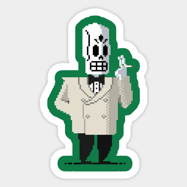 Grim Fandango Sticker by Retro8Bit Fashion Store